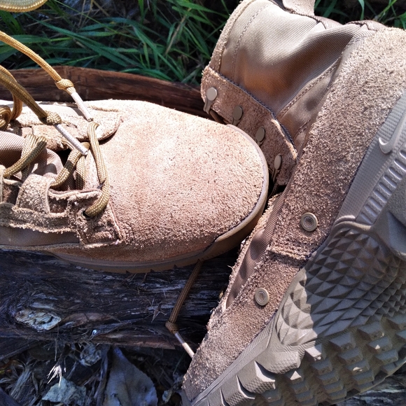 Nike SFB Jungle 8" Leather Coyote Brown size 7 Tactical Military Combat Boots - Picture 4 of 6